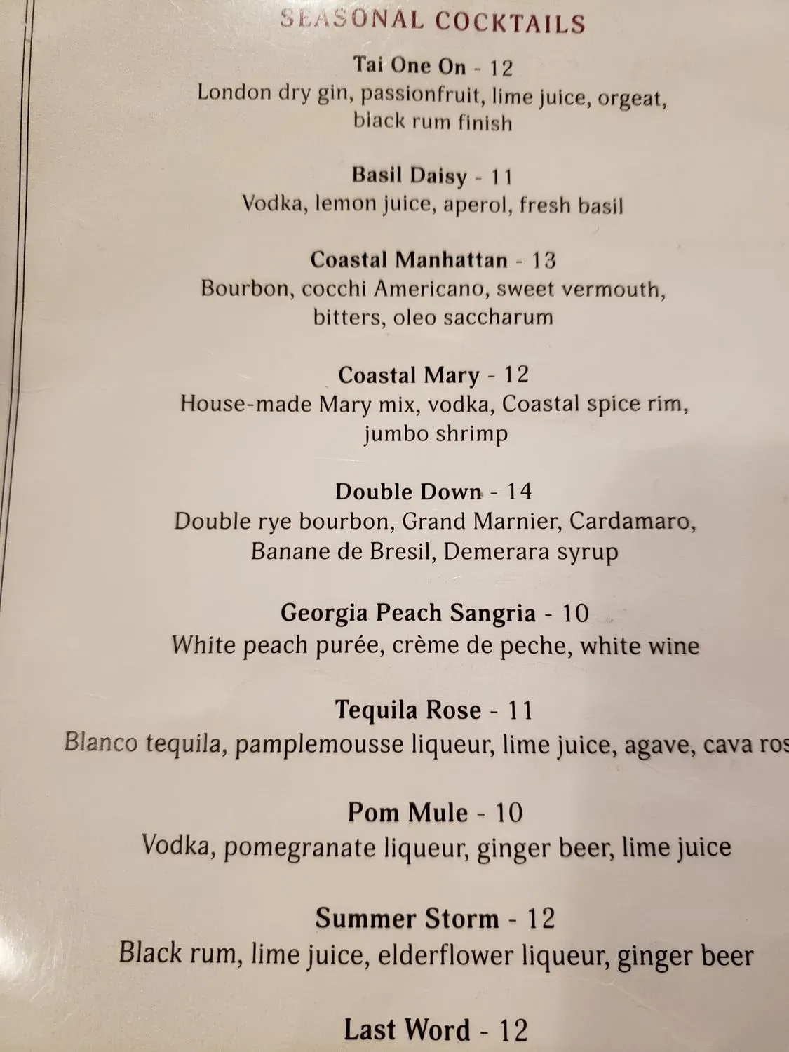 Menu 5