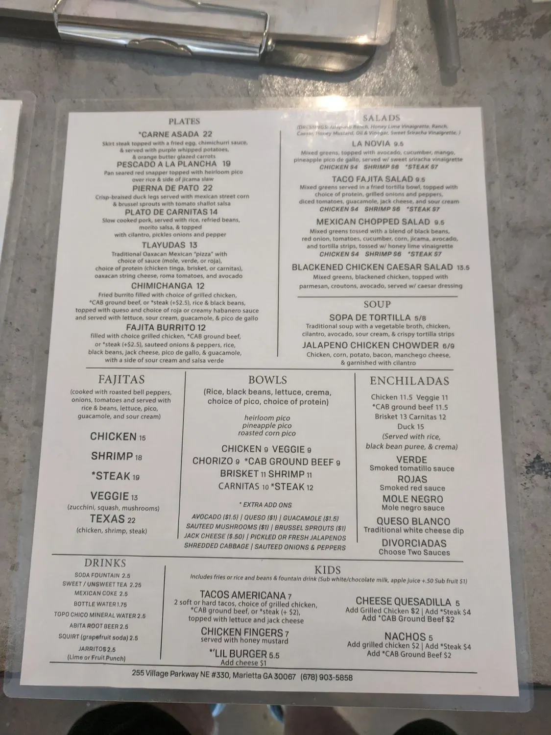 Menu 3