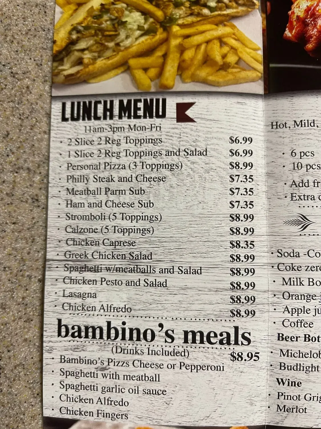 Menu 4