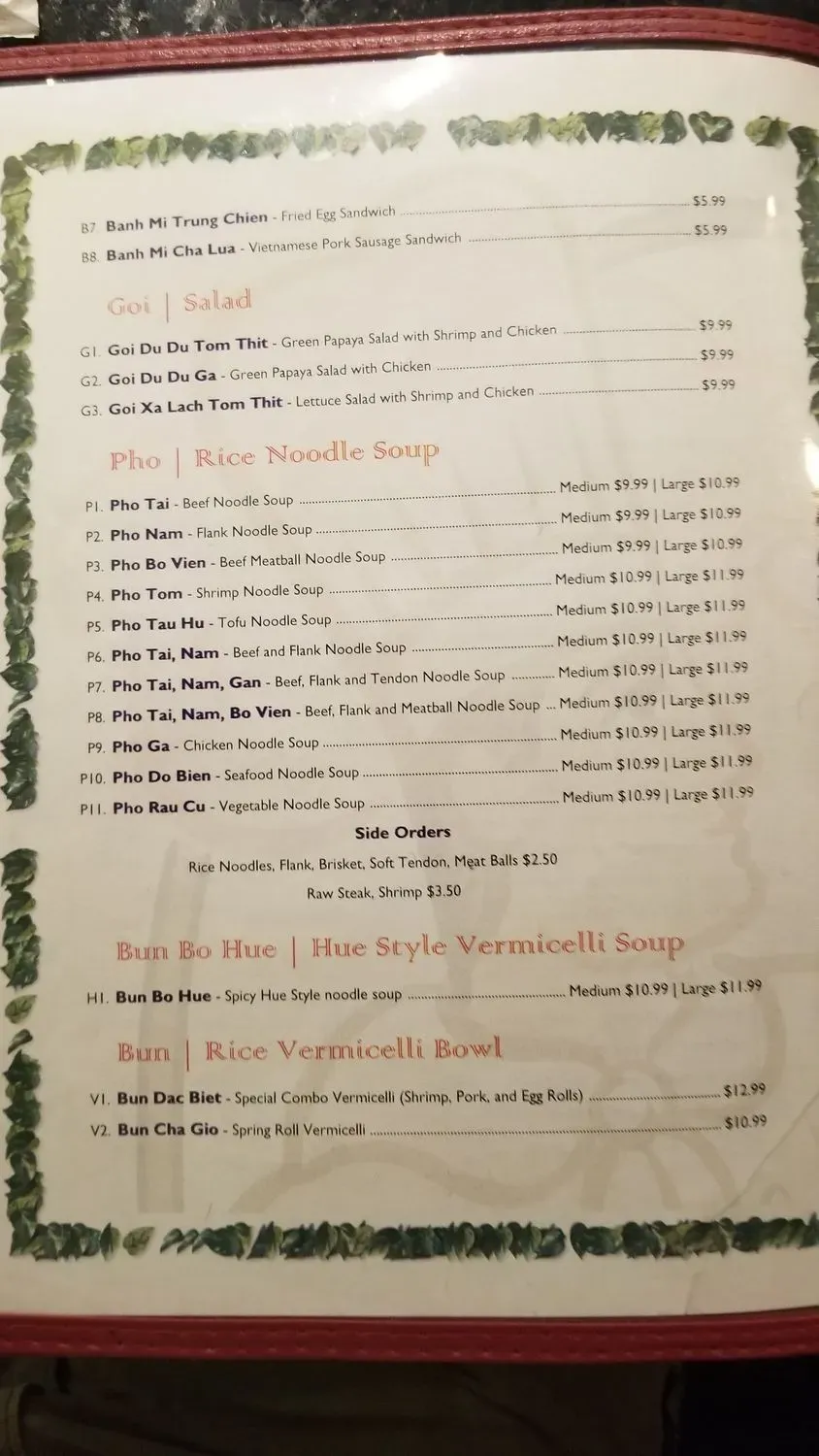 Menu 2