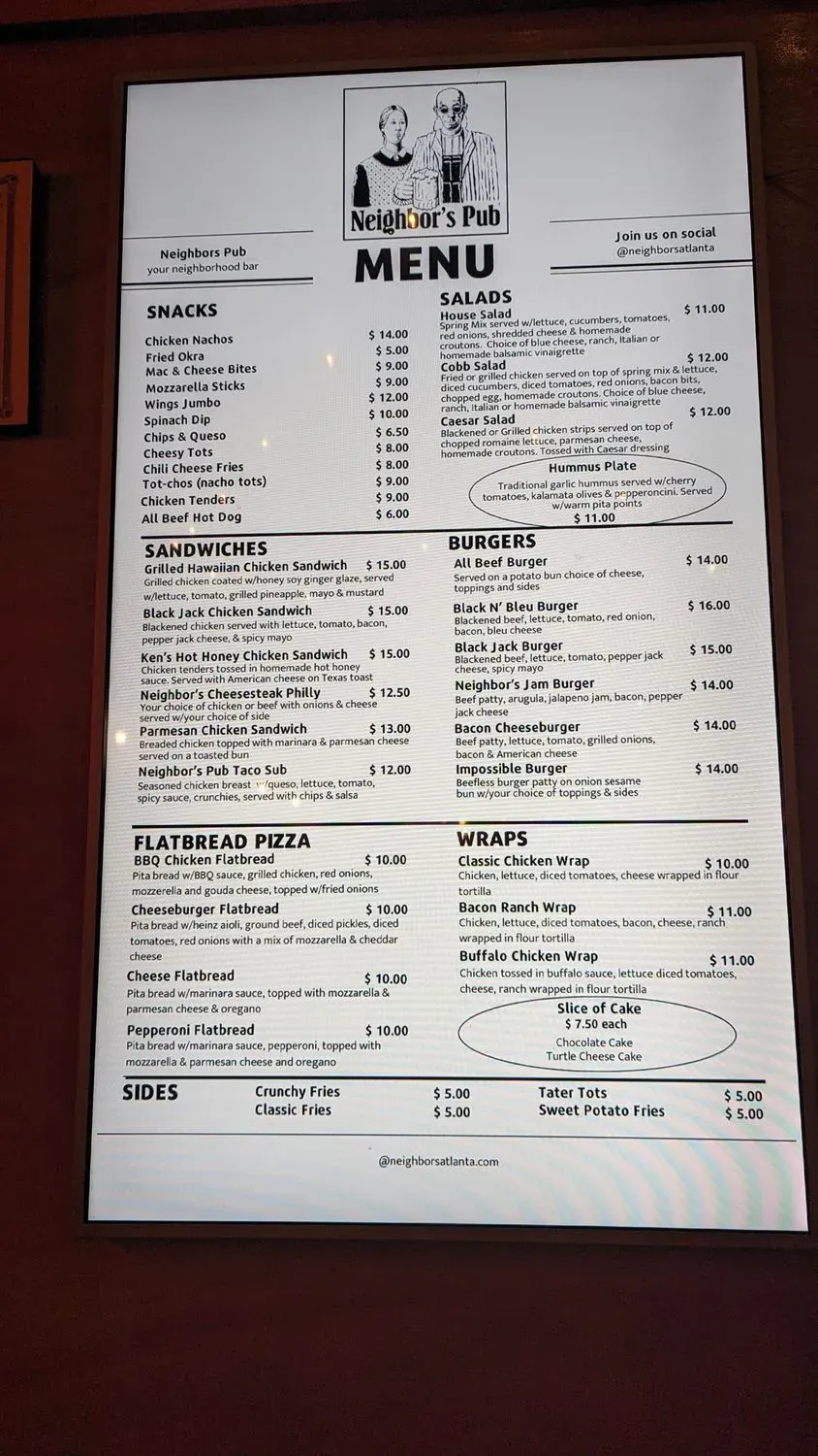 Menu 2