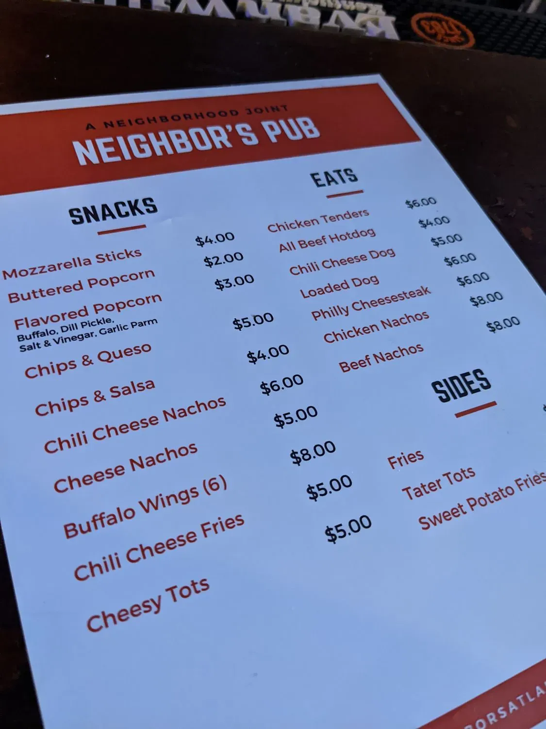 Menu 4