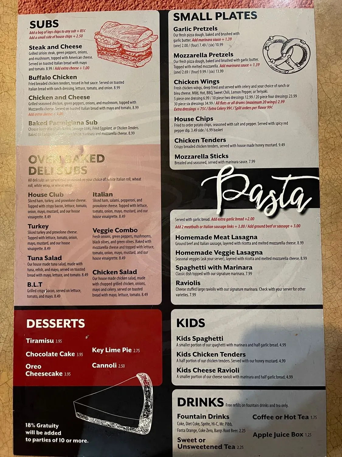 Menu 3