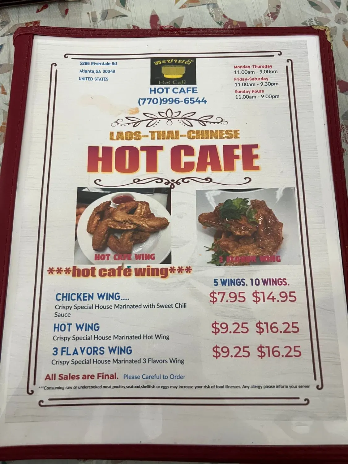 Menu 3