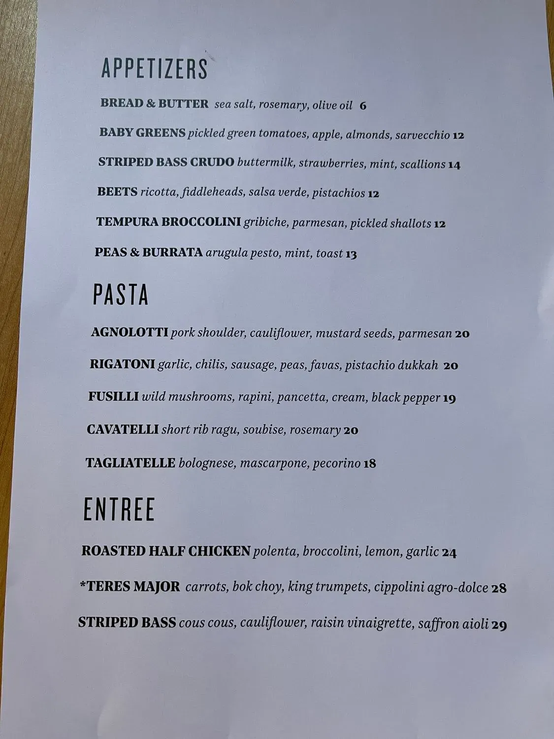 Menu 5