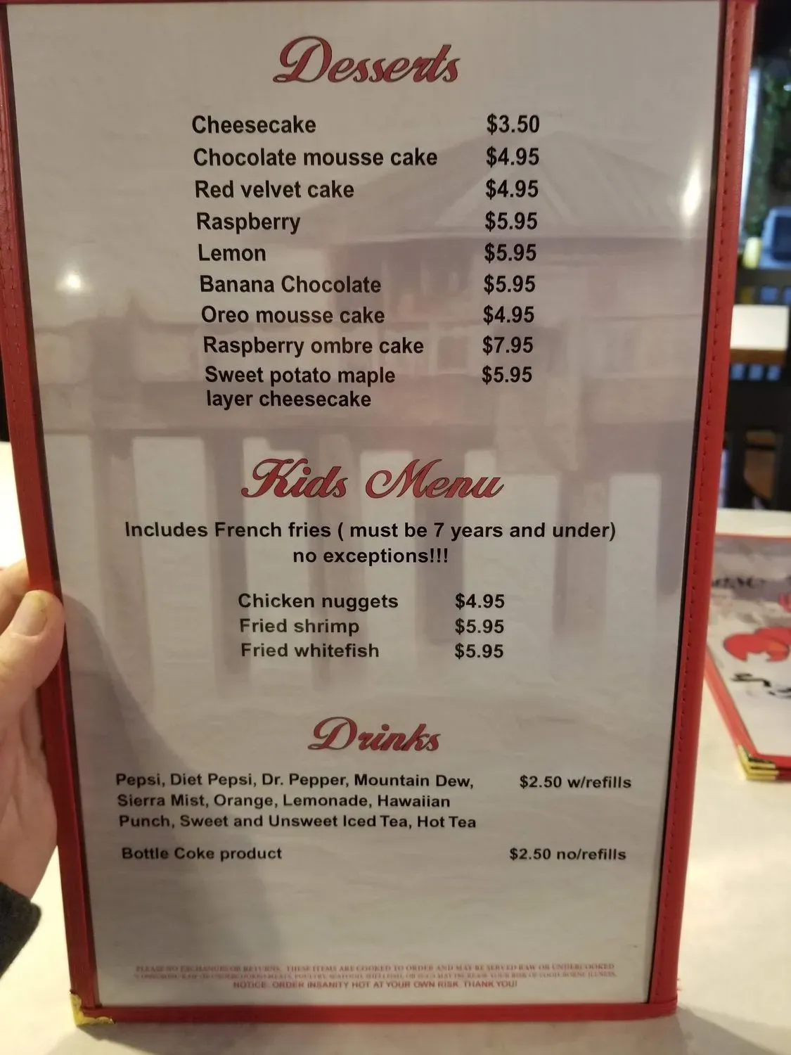 Menu 6