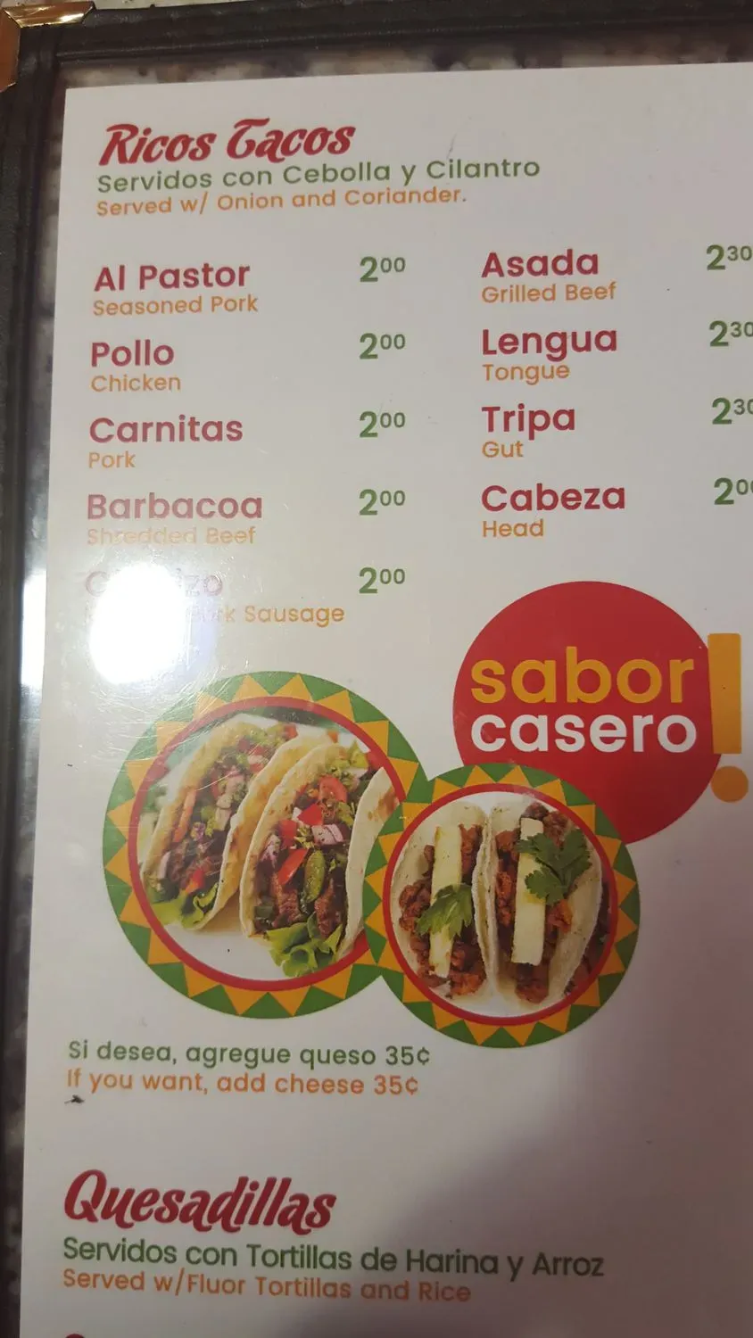 Menu 4