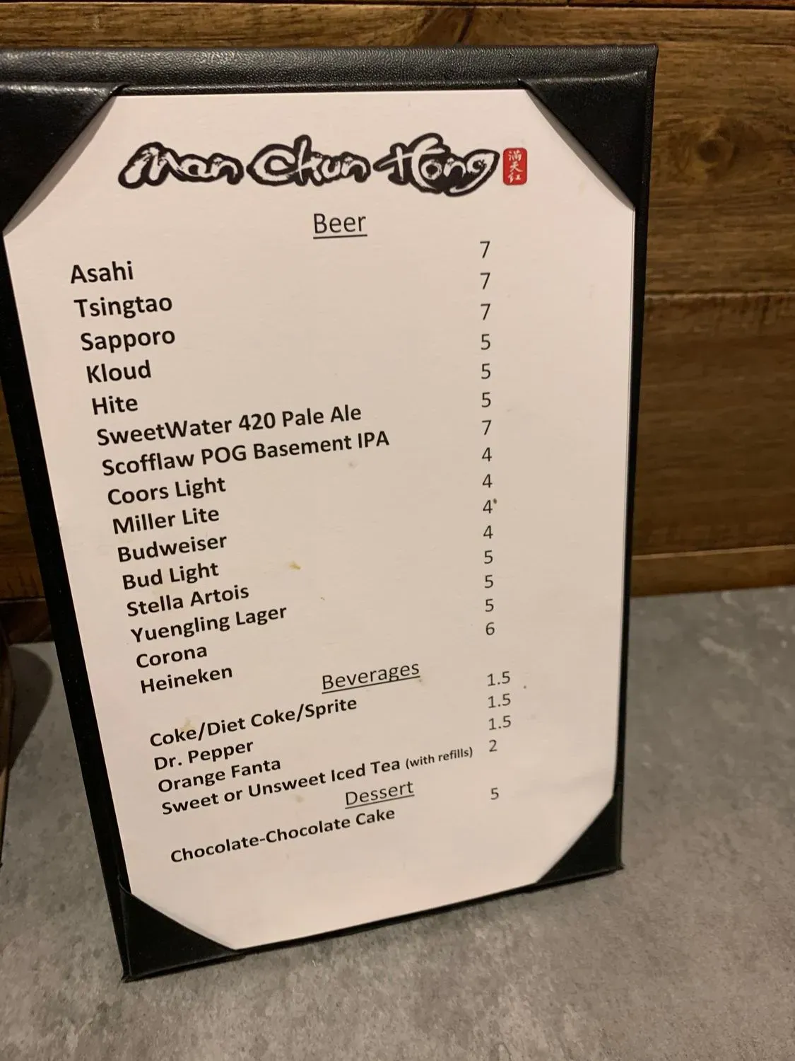 Menu 4