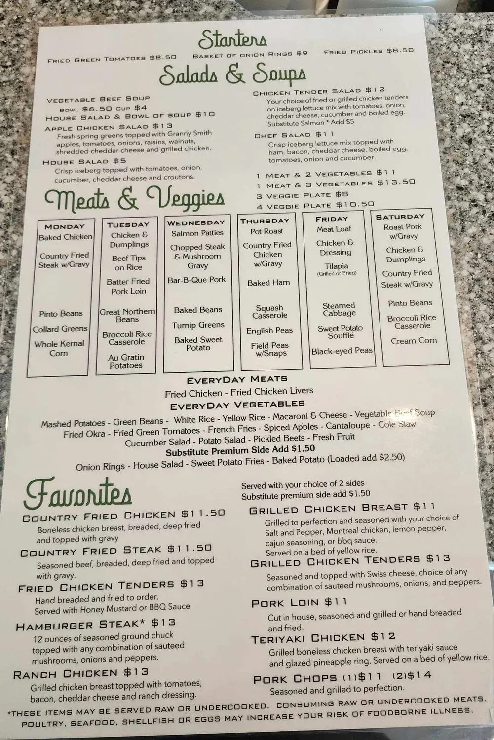 Menu 2