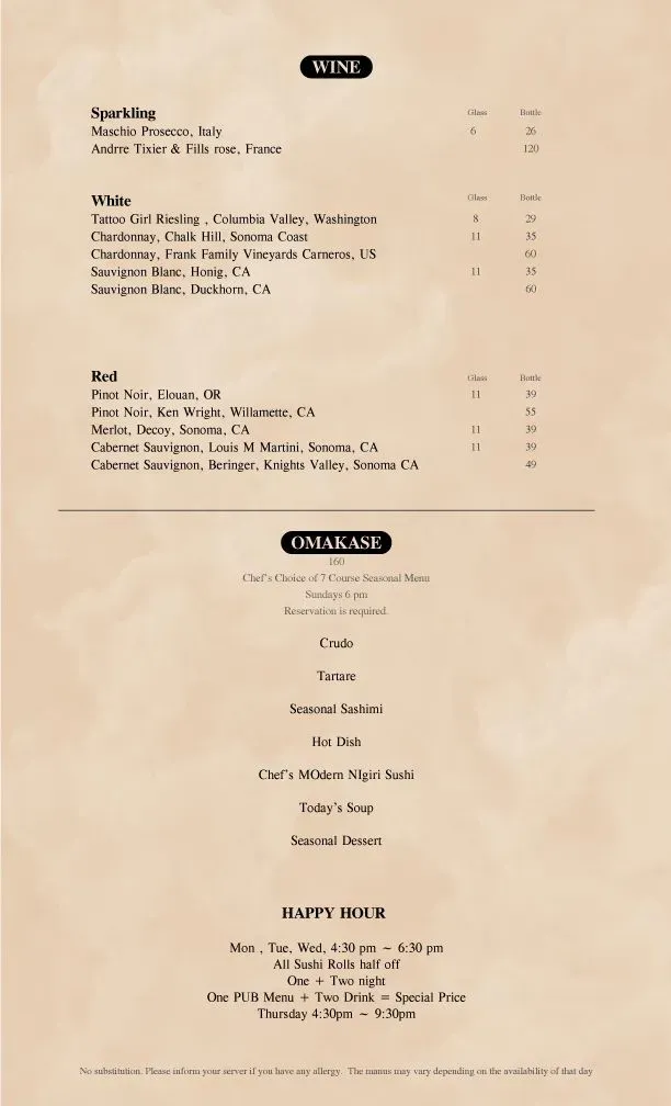 Menu 4