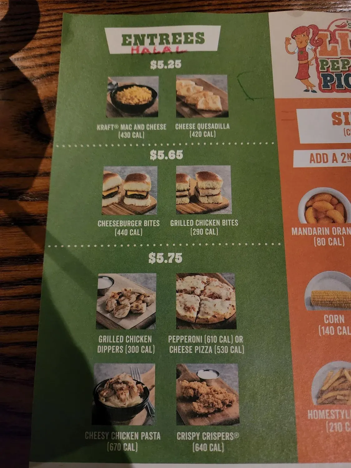 Menu 5