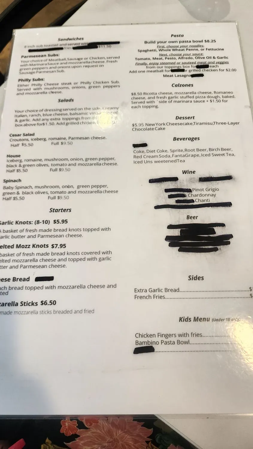 Menu 4