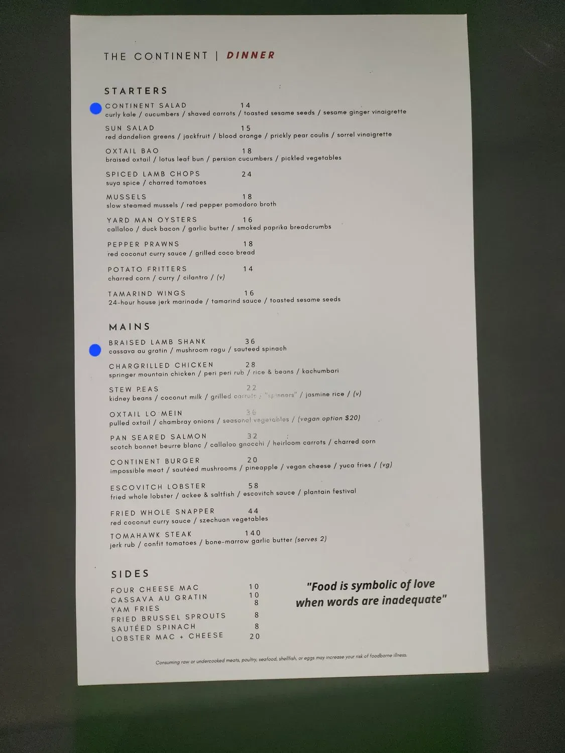 Menu 3