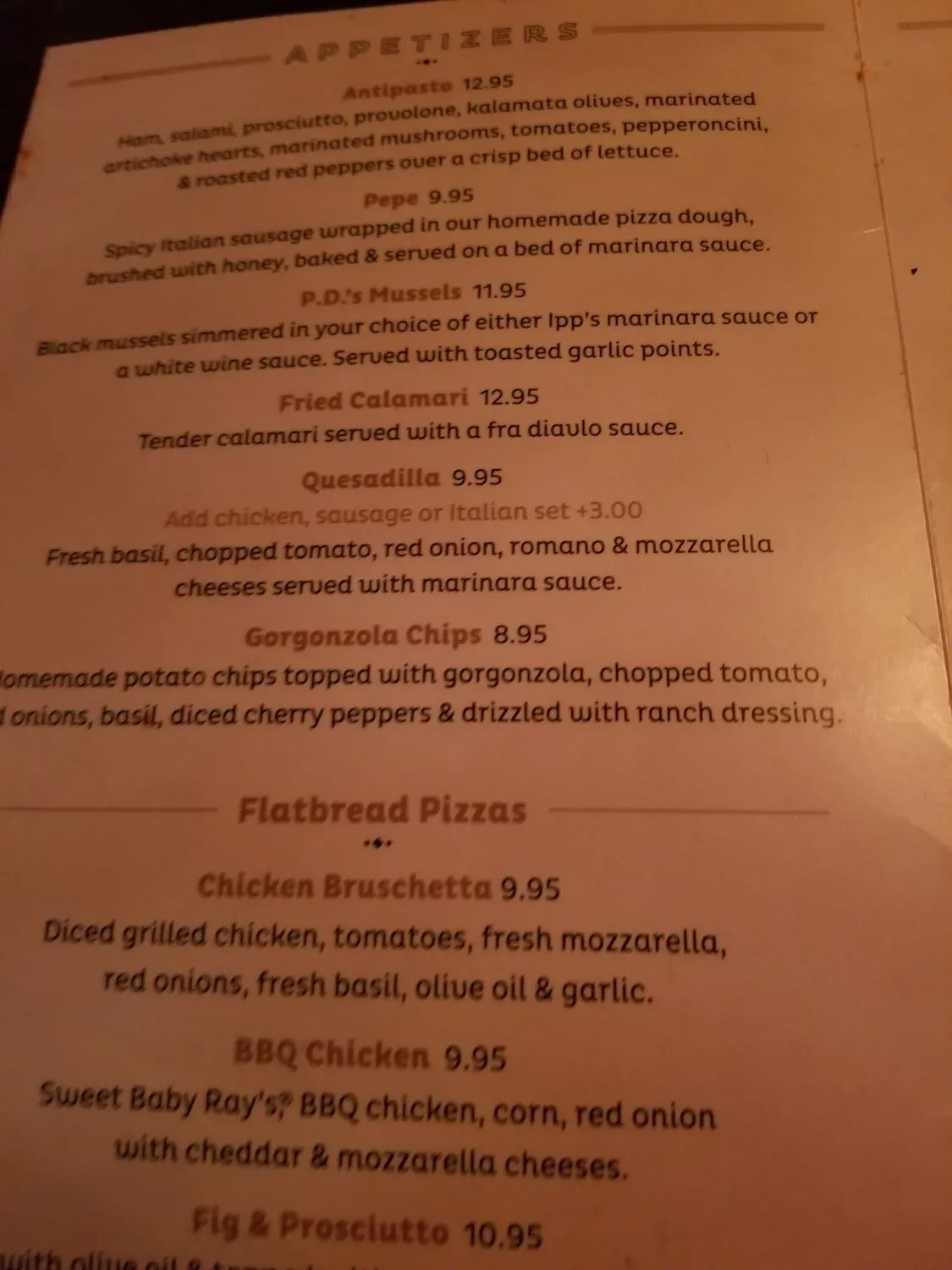 Menu 4