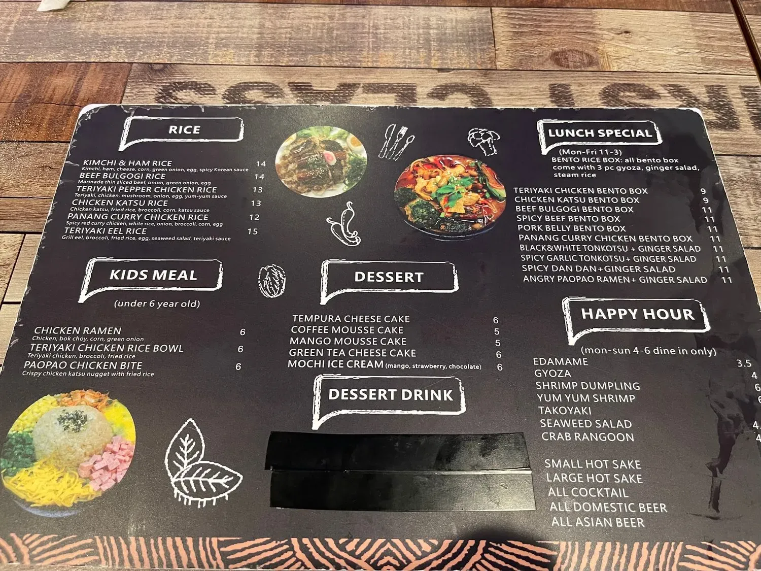 Menu 6