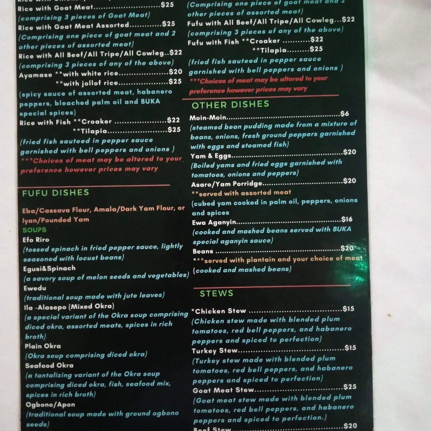 Menu 2