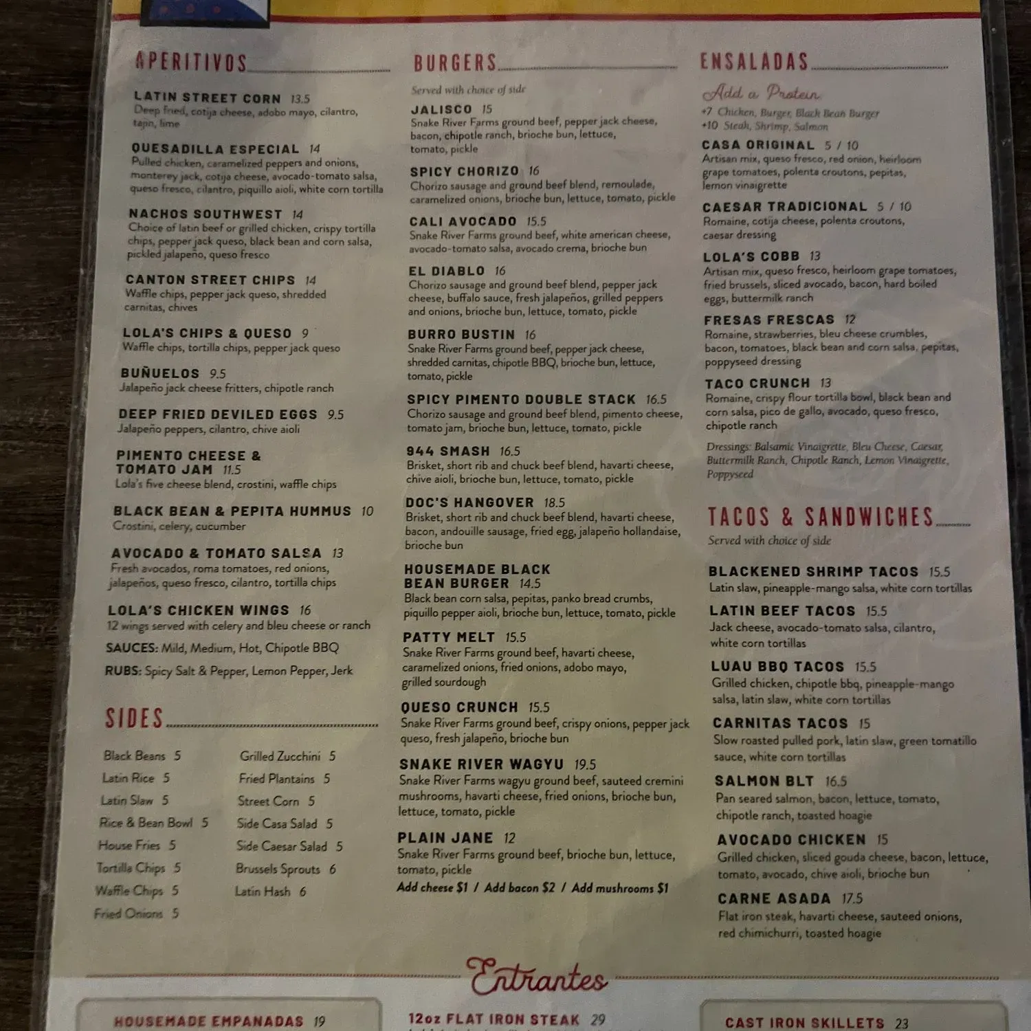 Menu 2