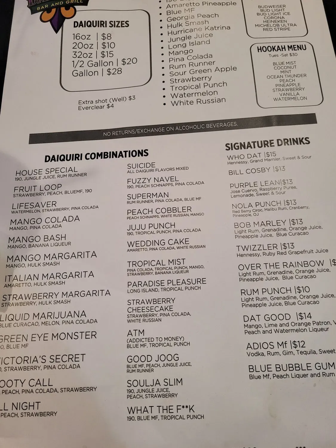 Menu 2