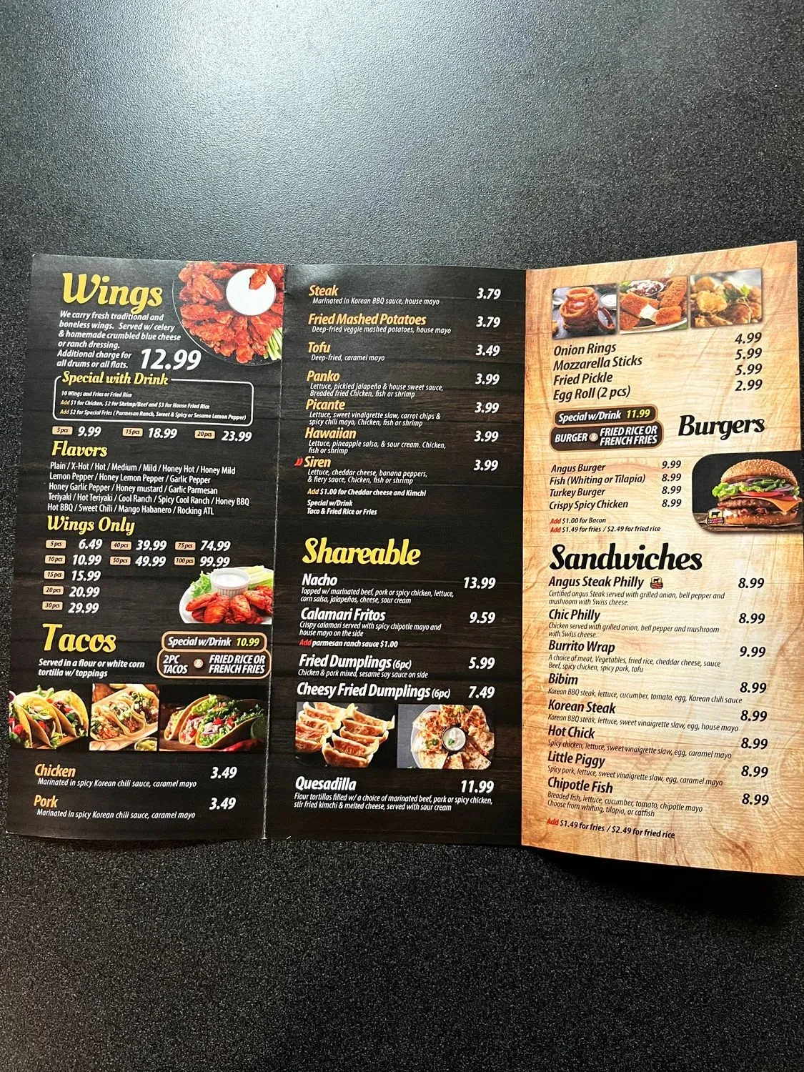 Menu 3