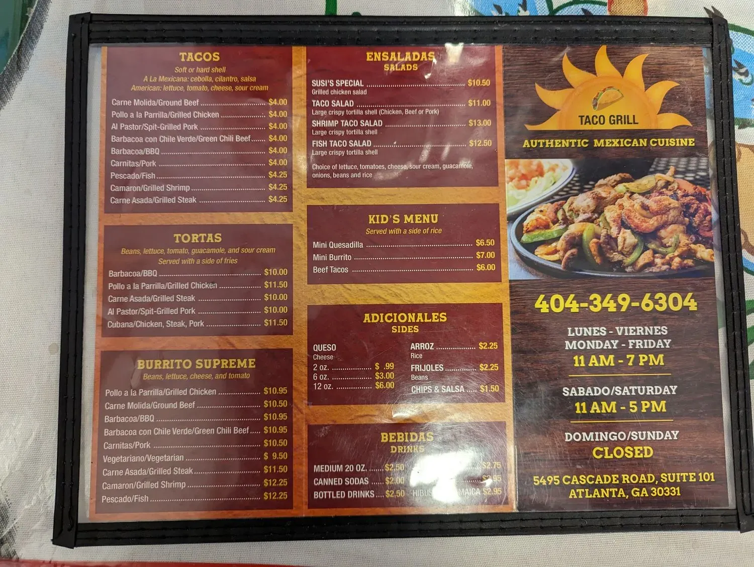 Menu 3