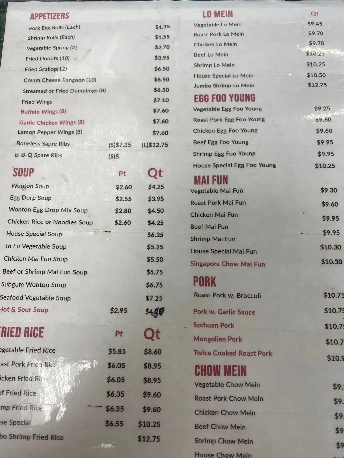 Menu 6