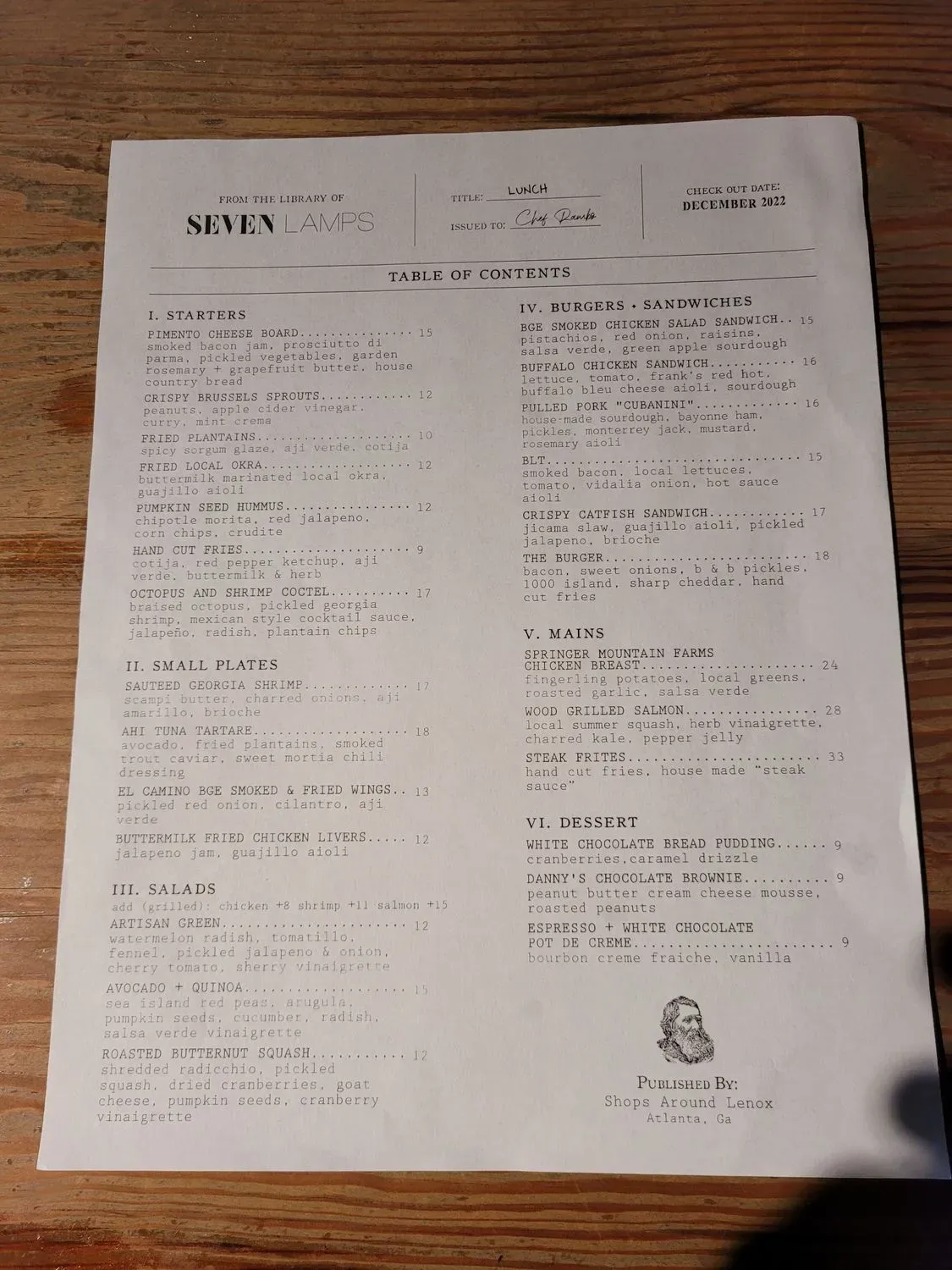 Menu 3