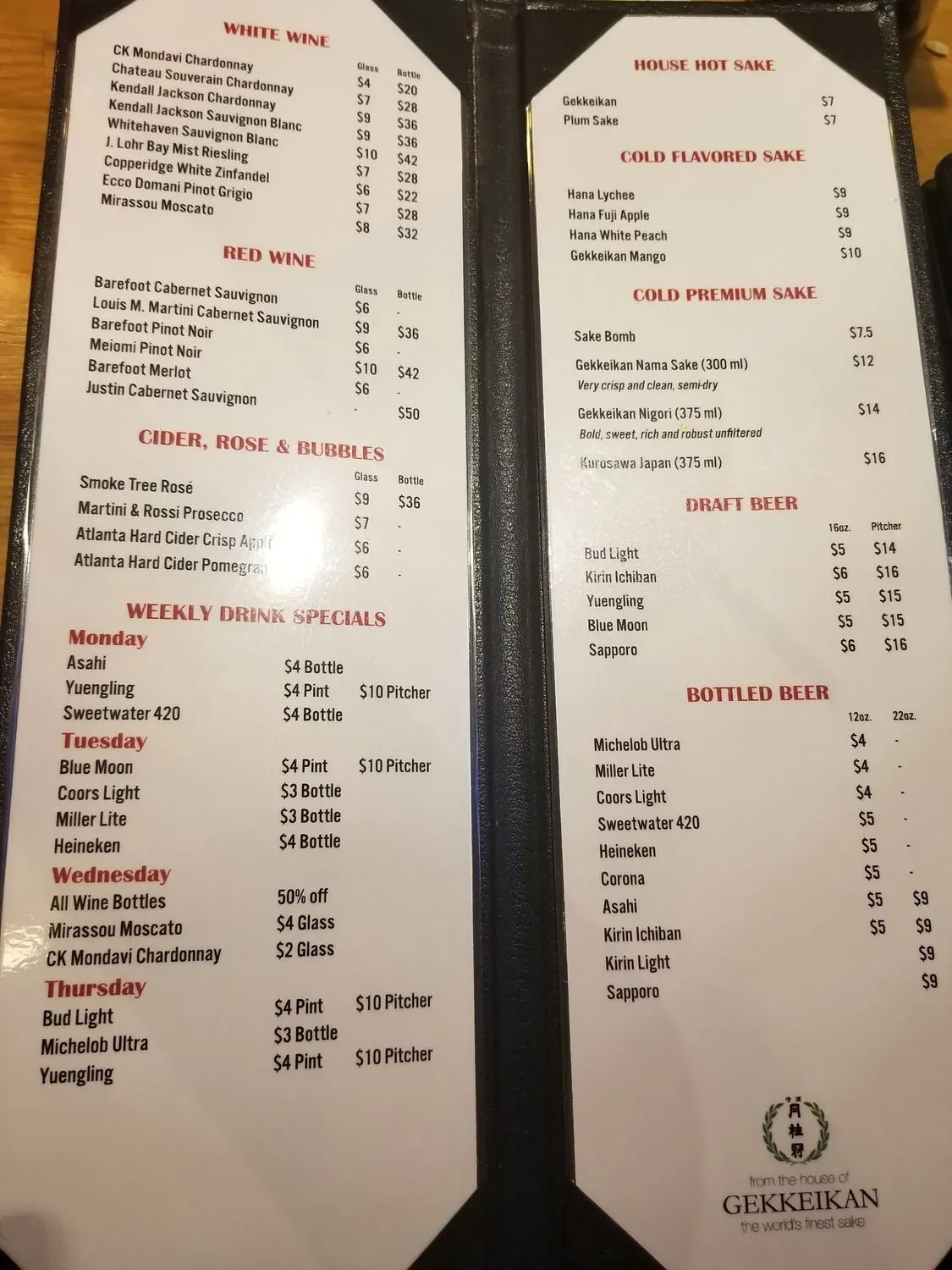 Menu 6