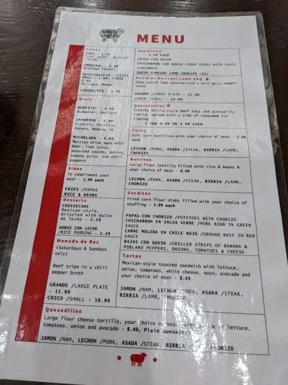 Menu 2