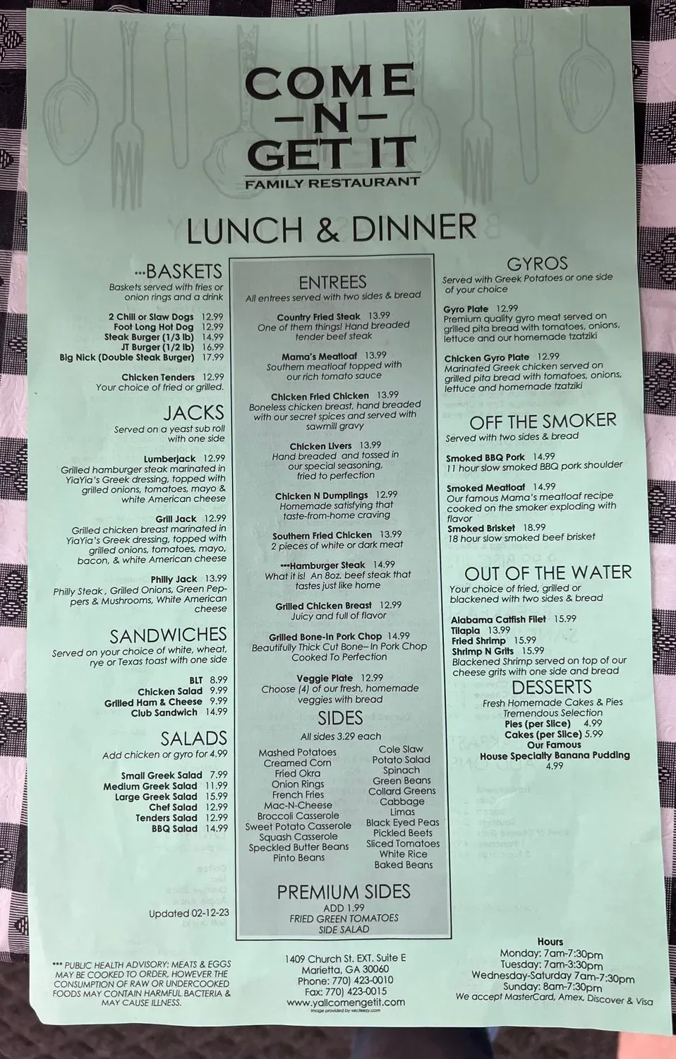 Menu 2