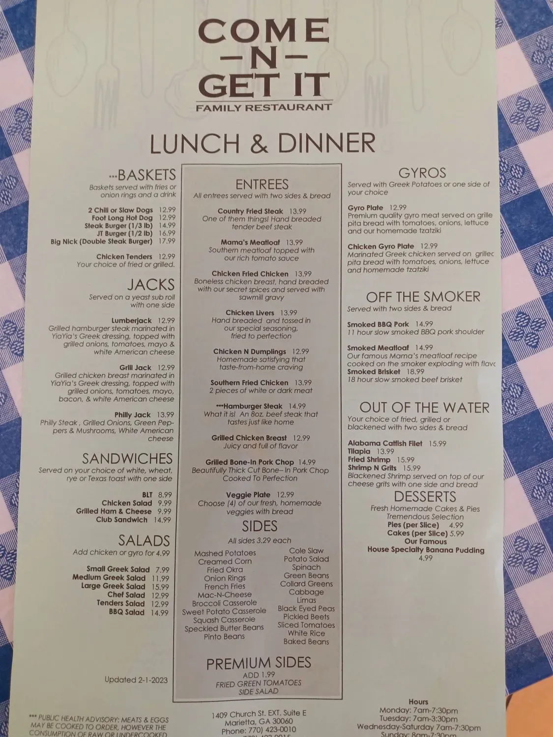 Menu 5