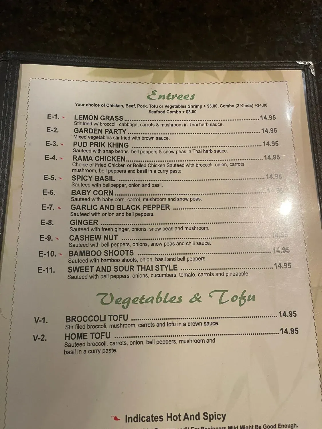 Menu 6