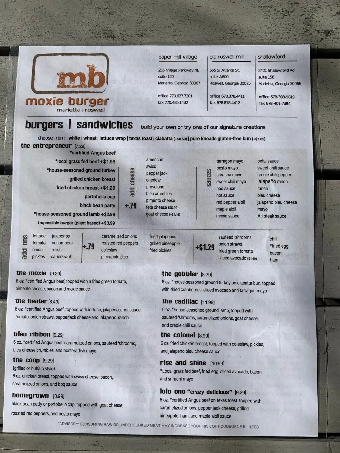 Menu 2