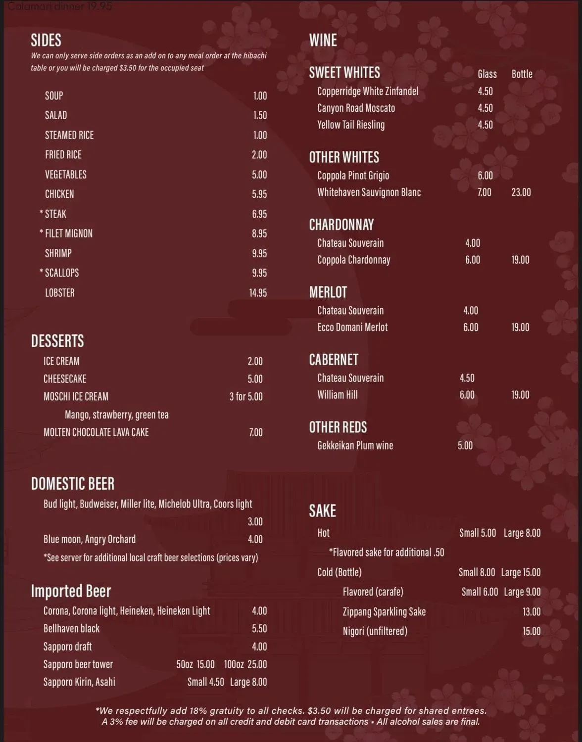 Menu 4