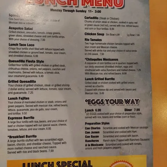 Menu 3