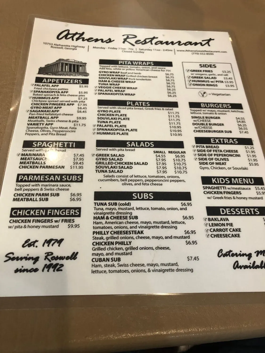 Menu 4