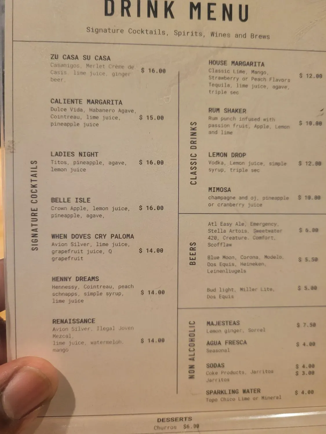 Menu 5