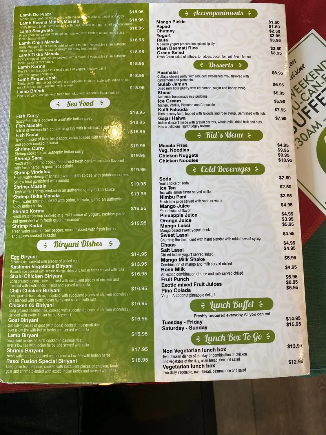 Menu 6