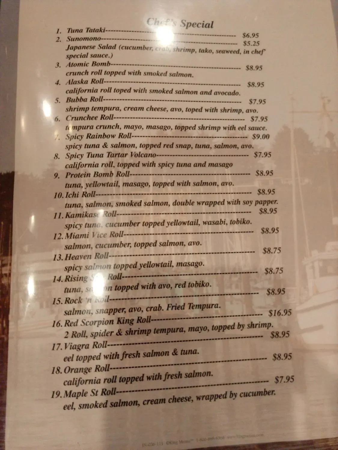 Menu 4