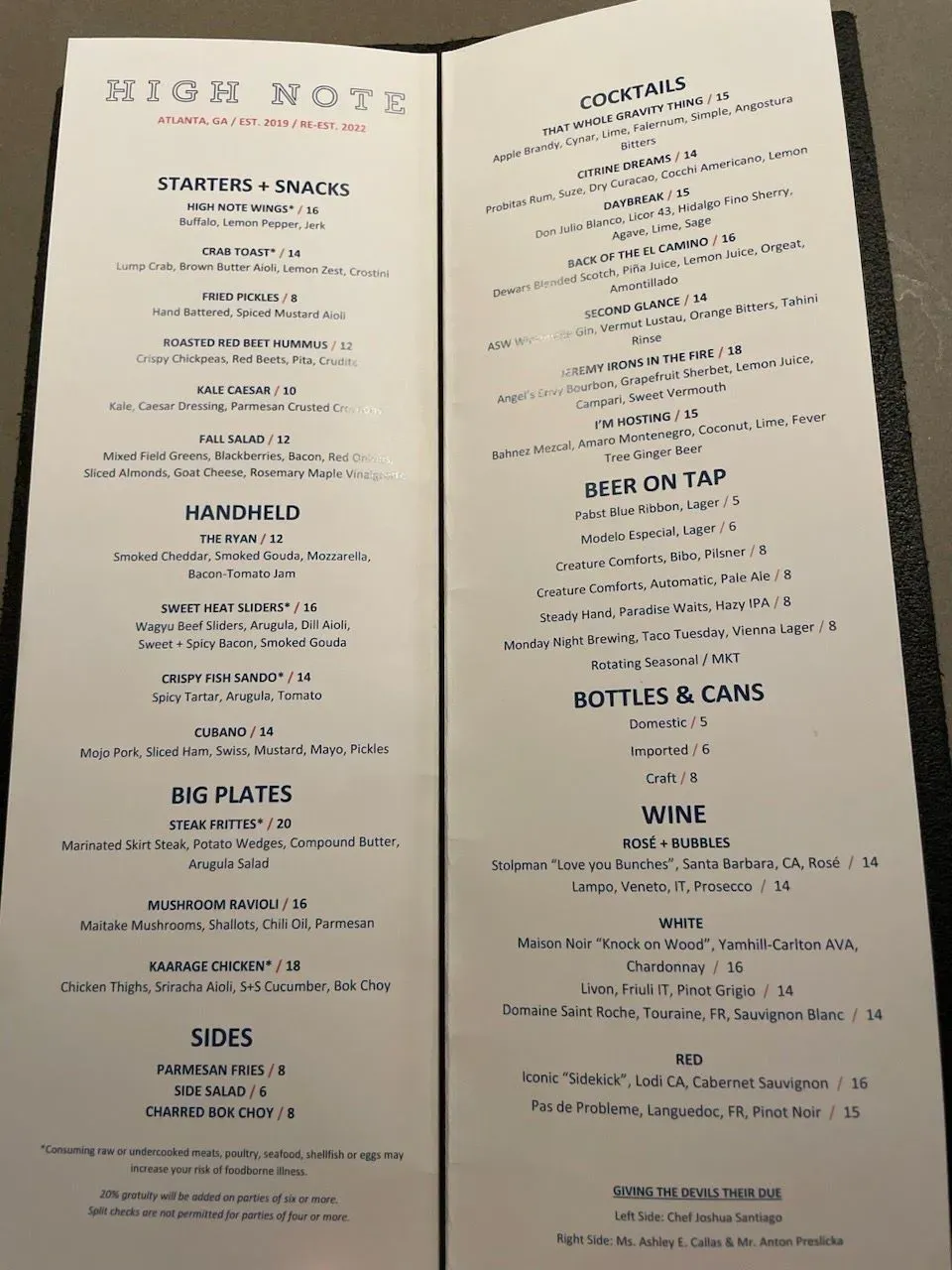 Menu 4