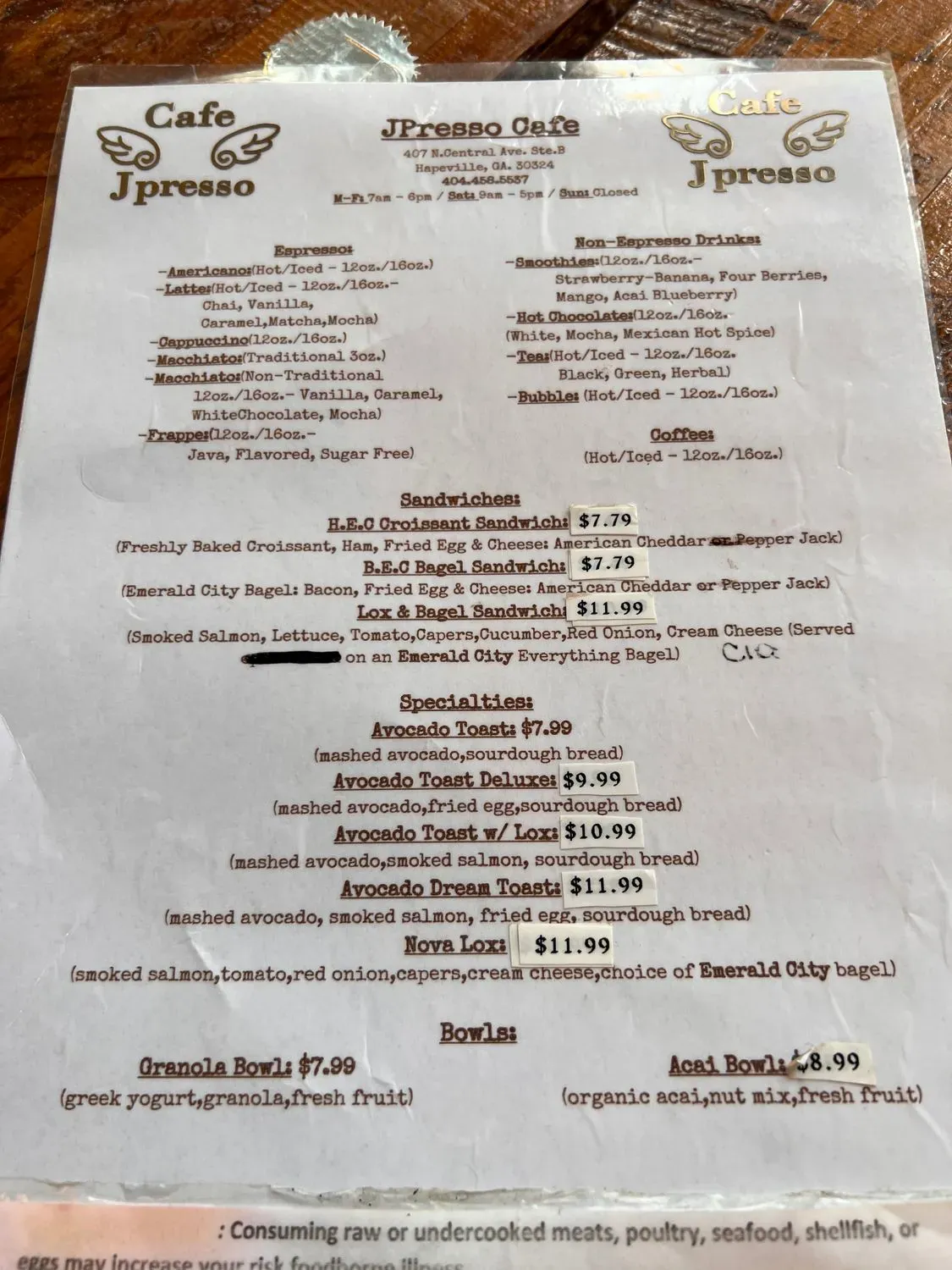 Menu 3