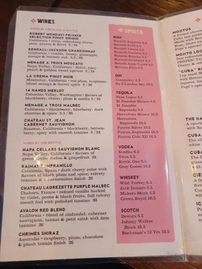 Menu 5