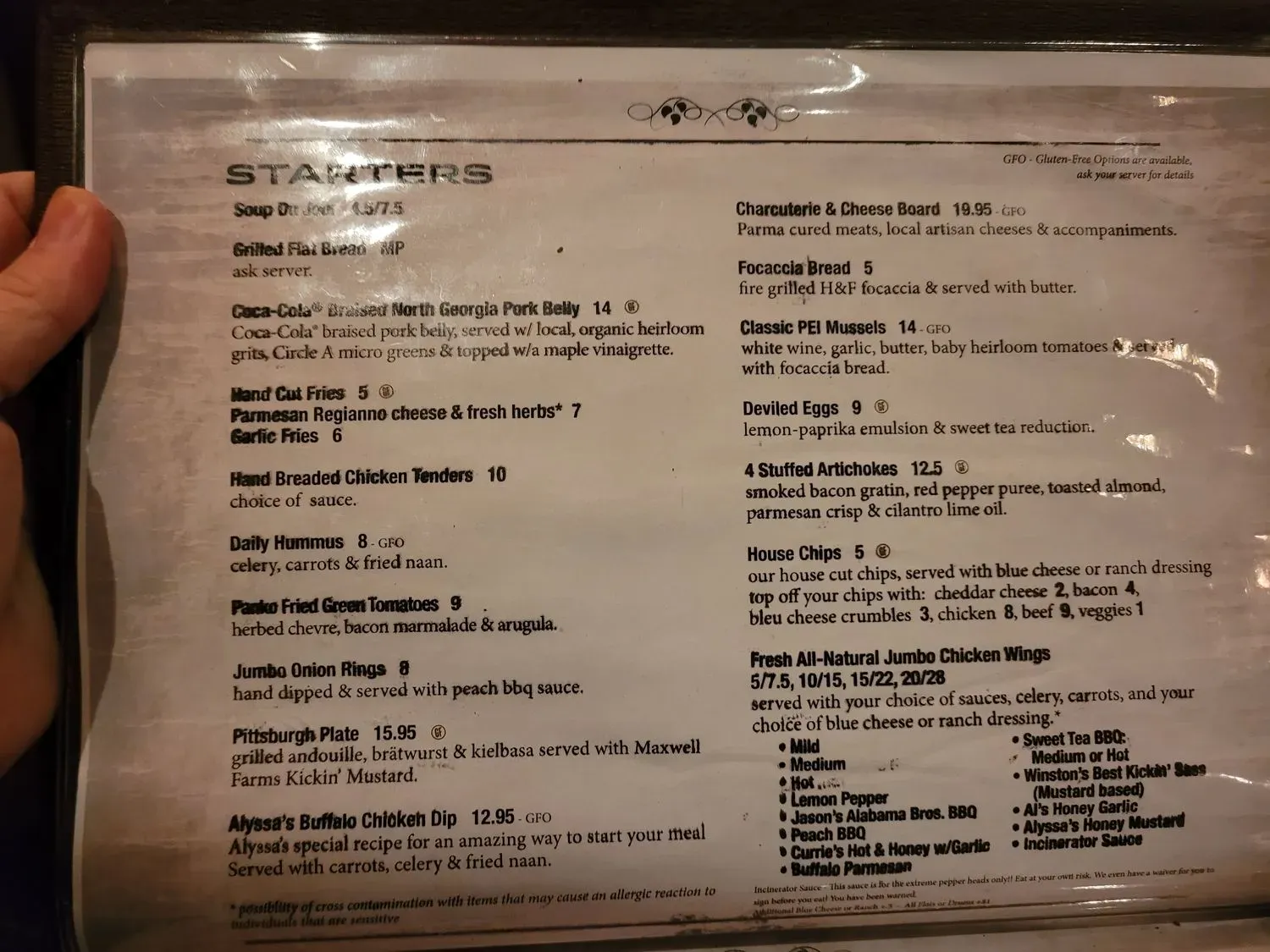 Menu 6