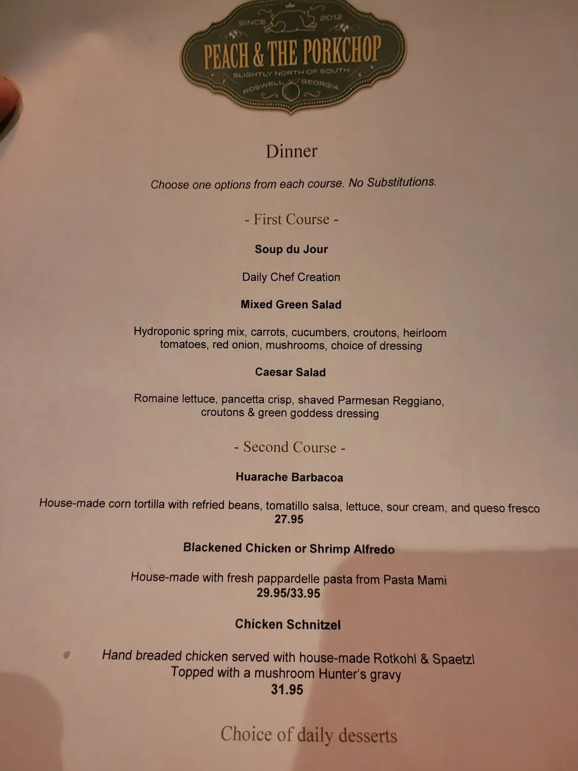 Menu 4