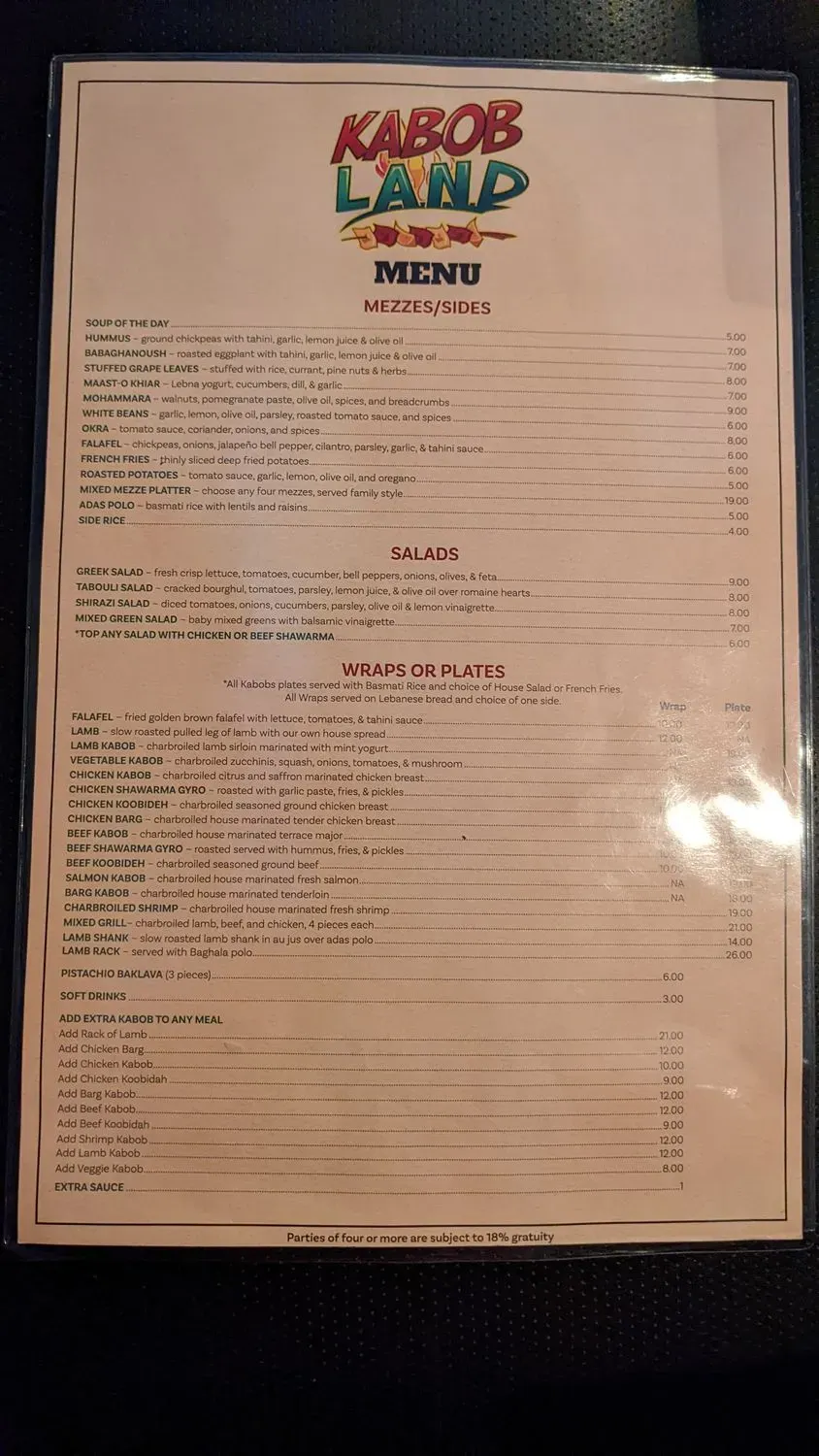 Menu 3