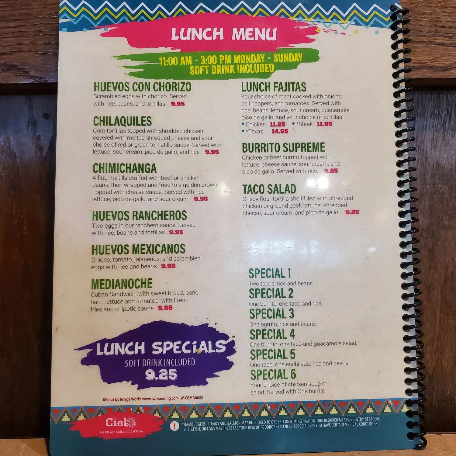 Menu 4