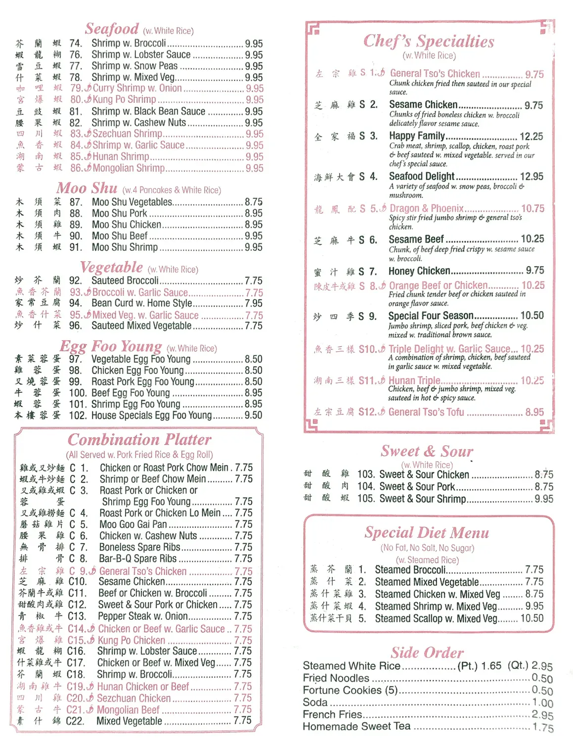 Menu 4