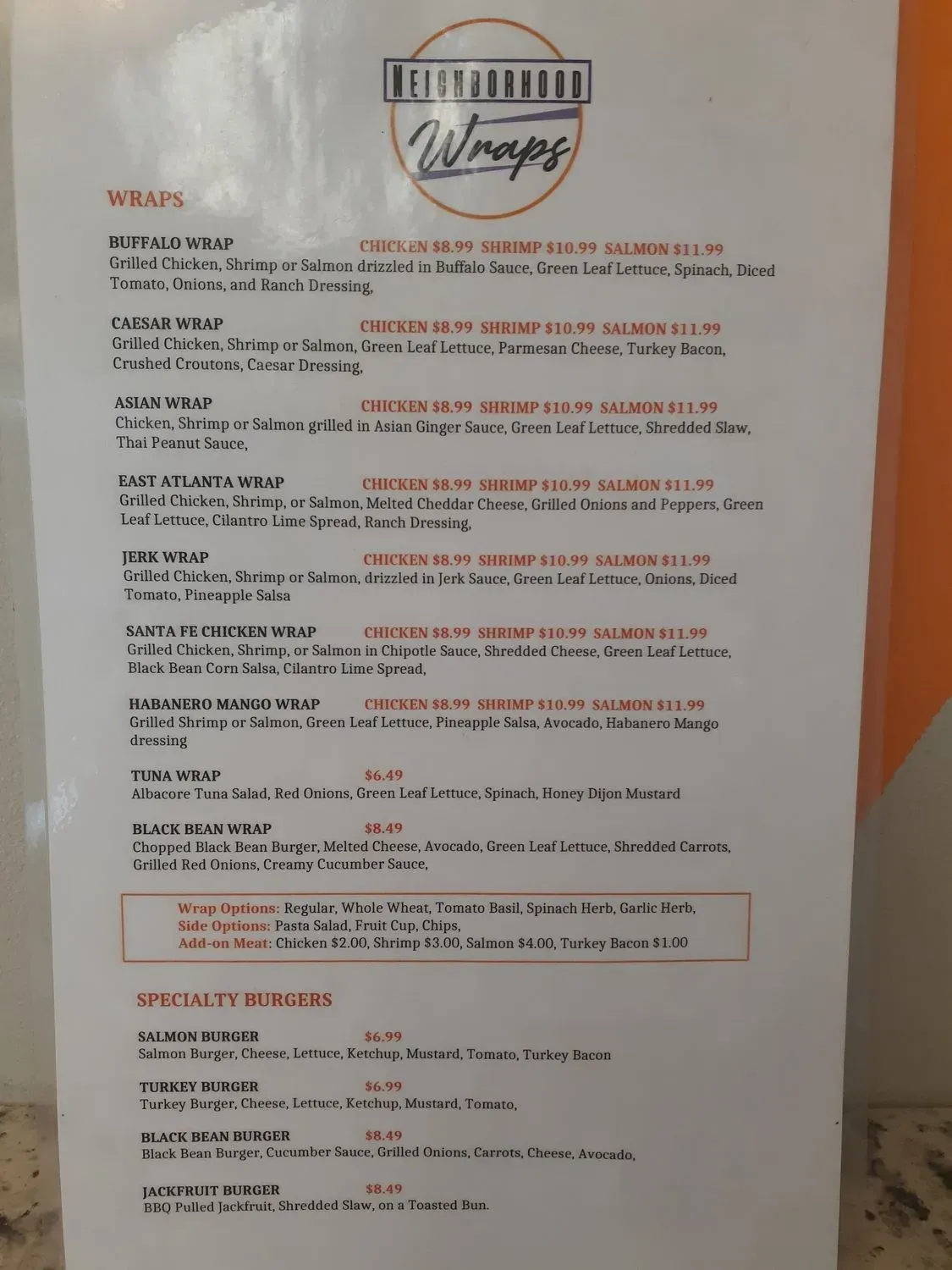 Menu 2