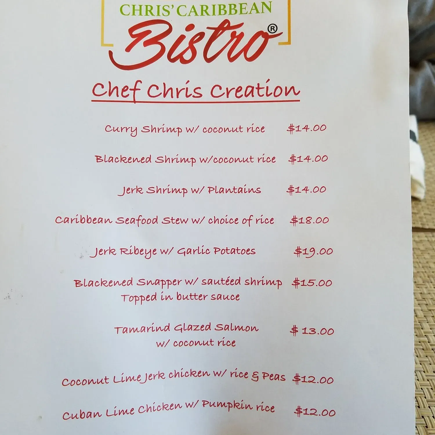 Menu 3