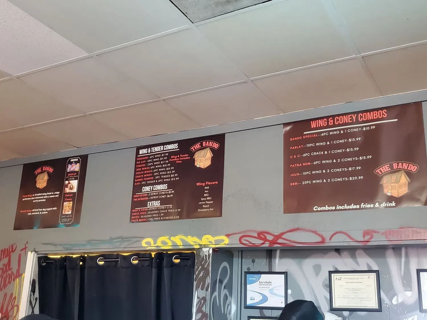 The Bando Menu - Updated November 2025