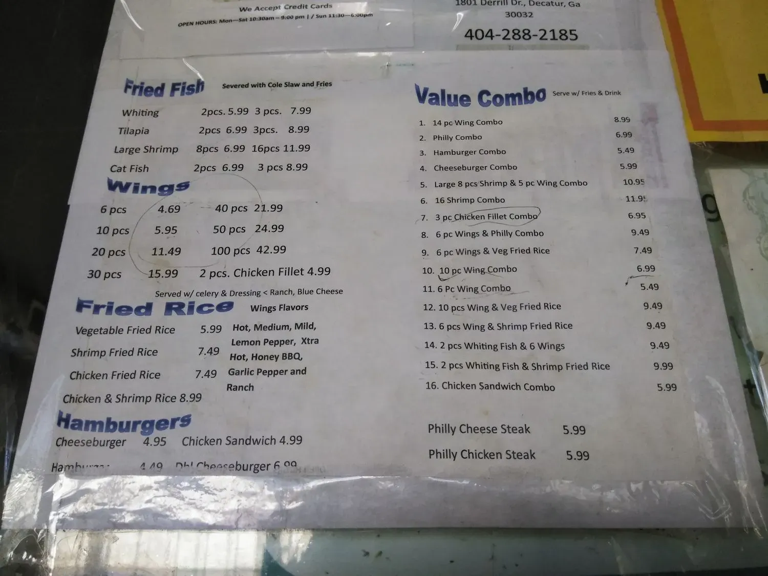 Menu 2